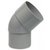 PVC Bocht 45gr Mof/Spie Verjongd 70mm - 4011307004