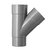 Wavin T-stuk 80mm - 45 graden - PVC - grijs - 4012308004