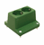 Deksel 3640 ABB + Dubbele WCD Groen - 3640W2G