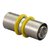 Uponor sok gas Ø32x32mm - messing - 1030575