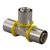 Uponor T-Stuk gas Ø32x32x32mm - messing - 1030568