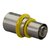 Uponor verloop gas Ø25x20mm - messing - 1030576