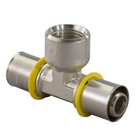 uponor gas t stuk met schroefbus
