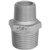 Malleabele GF245 Verloop Nippel 3/2X1 Zwart