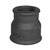 Malleabele GF240 sok 2x1 1/4'' - zwart FM - 240ZIG