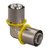 Uponor knie gas Ø25x25mm - messing - 1030562