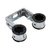 Flamco dubbele CV pijpbeugel met rubber - 2x22mm - 38031