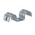 Marinezadel dubbel Solar staal verzinkt - 2x16mm - doos 150 stuks - 900905