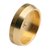 Bonfix eindplaat Ø22mm messing - 82812