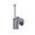 Spijkerclips grijs, 11-15mm - doos 100 stuks - 2205354