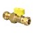 VSH gaskogelkraan Ø22mm knel messing - 0604505