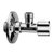 Hoekstopkraan 1/2 x 3/8 chroom - 1200043
