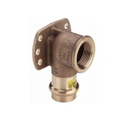 Viega Profipress muurplaat Ø15x1/2'' - gas - 346683