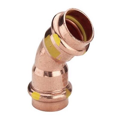 Profipress Bocht 45gr 35 x 35 Gas