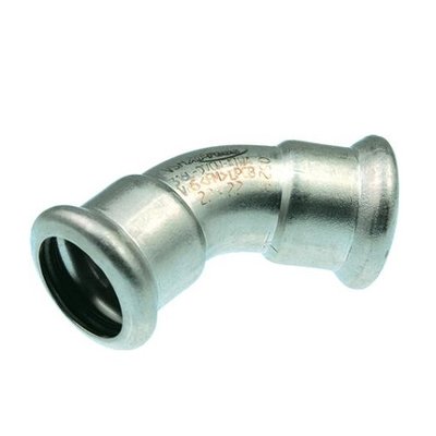 Xpress RVS Bocht 45gr 54