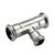 Xpress RVS T-stuk 88.9 x 54 x 88.9