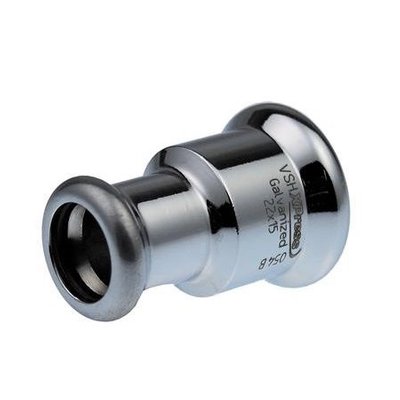 VSH Xpress verloop Ø22x15mm - staal - 6201129