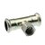 Xpress RVS T-stuk 18 x 3/4 x 18