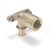 Rehau LX+G muurplaat Ø20x1/2 hoog - messing - 11681321008