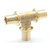 Rehau LX T-stuk Ø16x12x16mm - messing - 11680281001