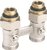Rehau H-onderblok 1/2 buitendraad - 3/4 recht - 12407271001
