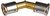 Henco knie koppeling 45gr, 26 x 26mm messing (pers x pers) - 27P-2626