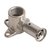 Henco muurplaat Ø16x1/2 laag - messing - 2P-1604K