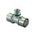 Uponor MLC T-stuk verlopend - 50 x 25 x 50 - 3x pers - 1046925