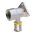 Wavin muurplaat Ø16x1/2'' - gas messing - 4378816121