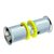 Wavin sok Ø20x20mm - gas messing - 4370020000