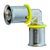 Wavin knie Ø32x32mm - gas messing - 4371232009