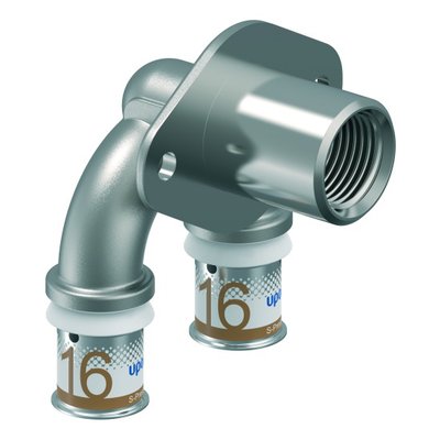 Uponor Doorstroom Muurplaat Wandmontage 16 x 1/2 (25mm) / 1070655