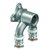 Uponor S-press Plus U-Muurplaat 16x1/2x16 binnendraad messing 1070629