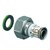 Uponor 2-delige overgang Ø16mmx3/4