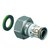 Uponor 2-delige overgang Ø16mmx3/4