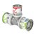 Uponor T-Stuk Ø32x25x32mm - messing - 1070583