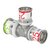 Uponor T-Stuk Ø32x25x25mm - messing - 1070582