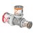 Uponor T-stuk Ø25x20x16mm - messing - 1070575