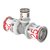 Uponor T-stuk Ø25x16x25mm - messing - 1070574