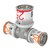Uponor T-stuk Ø20x25x20mm - messing - 1070571