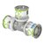 Uponor T-Stuk Ø32x32x32mm - messing - 1070563
