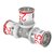 Uponor T-stuk Ø25x25x25mm - messing - 1070562