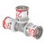 Uponor T-stuk Ø25x25x25mm - messing - 1070562