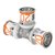 Uponor T-stuk Ø20x20x20mm - messing - 1070561