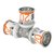 Uponor T-stuk Ø20x20x20mm - messing - 1070561