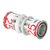 Uponor sok Ø25x25mm - messing - 1070549