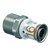 Uponor overgang Ø16x15mm - buitendraad zonder wartel - messing - 1070511