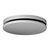 Toevoerventiel Orcon Ø100mm - front Ø135mm - metaal RAL9010 - 23121011