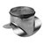 Spiralo Ø125x125mm zadelstuk rubberen afdichting - SA-1 125 125