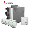 Vasco C400 basic RF Alles in 1 woonhuisventilator - 11VE00036 foto